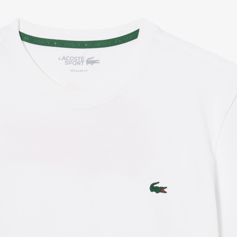 t-shirt homme  lacoste tee-shirts col roule homme adu