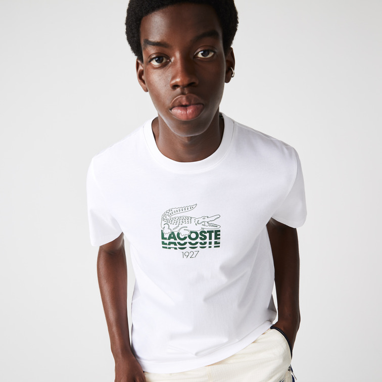 t-shirt lacoste homme logo