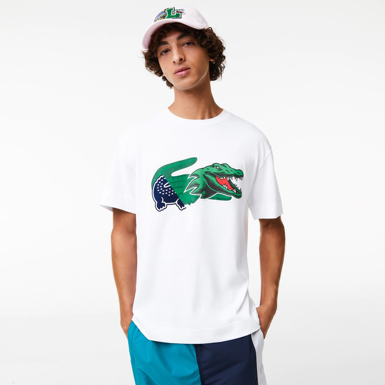 t-shirt homme  lacoste tee-shirt