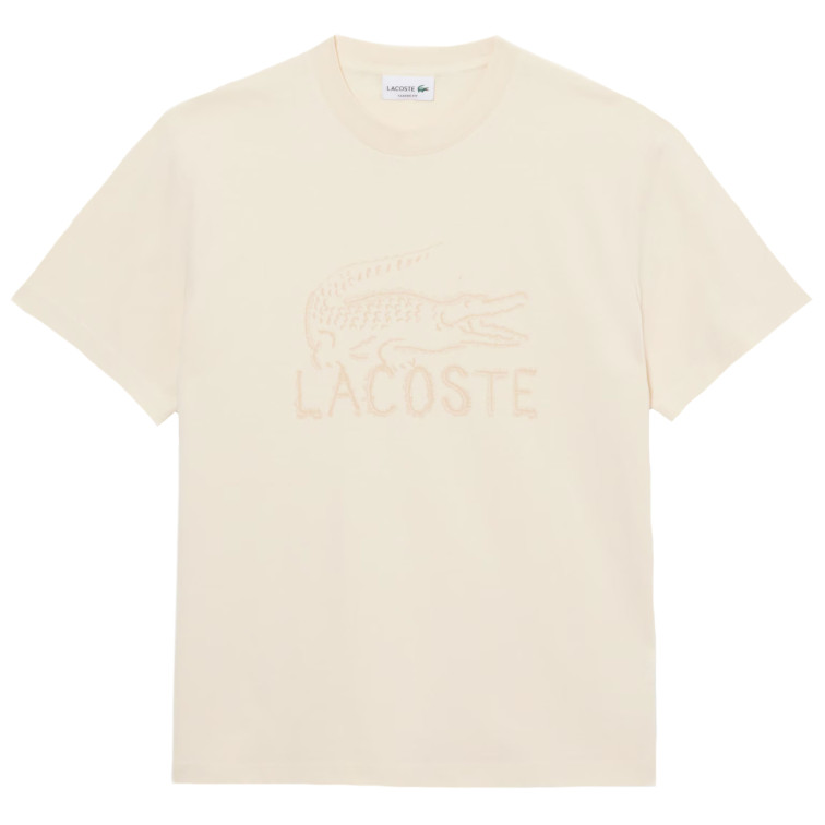 t-shirt homme  lacoste tee-shirts col rond homme adul