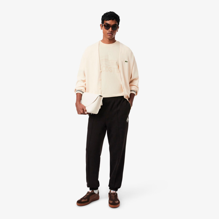 t-shirt homme  lacoste tee-shirts col rond homme adul