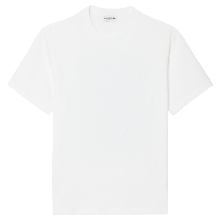 t-shirt homme  lacoste tee-shirts col rond homme adul
