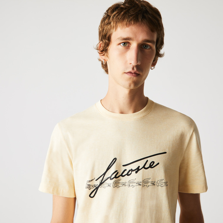 t-shirt homme  lacoste tee-shirt