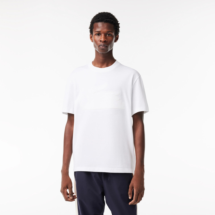 t-shirt homme  lacoste tee-shirt
