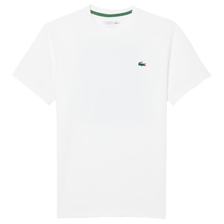 t-shirt homme  lacoste tee-shirts col rond homme adul