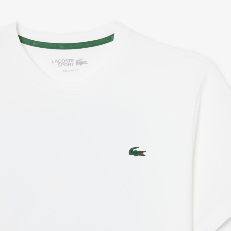 t-shirt homme  lacoste tee-shirts col rond homme adul