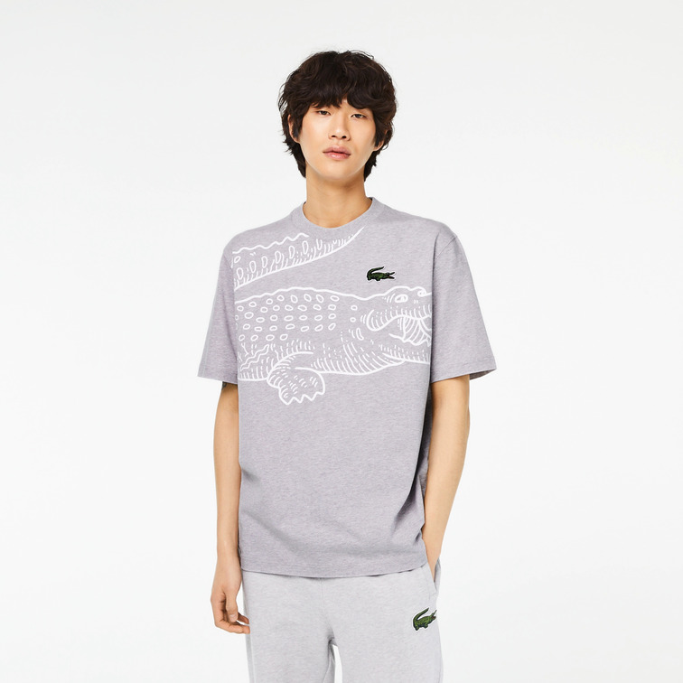 t-shirt homme  lacoste tee-shirt