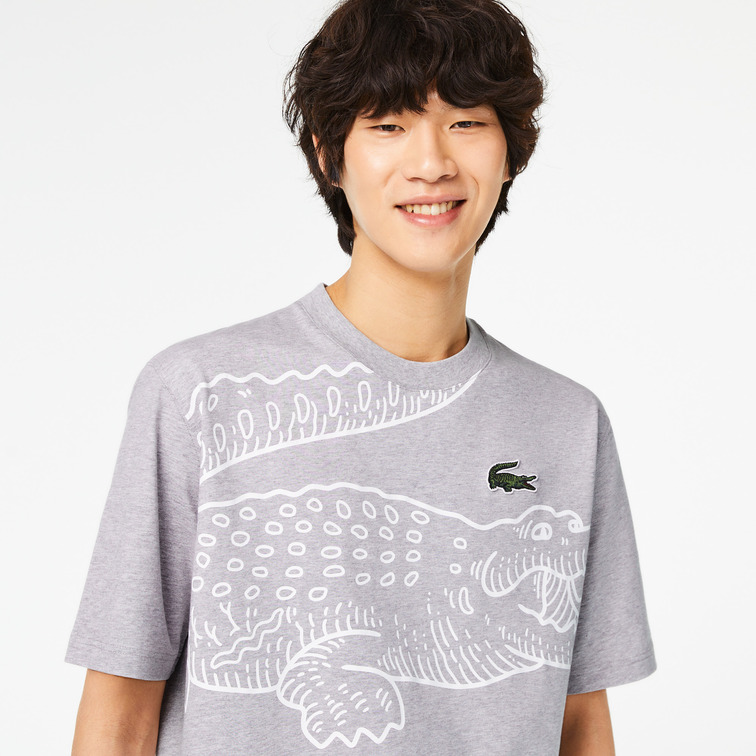 t-shirt homme  lacoste tee-shirt
