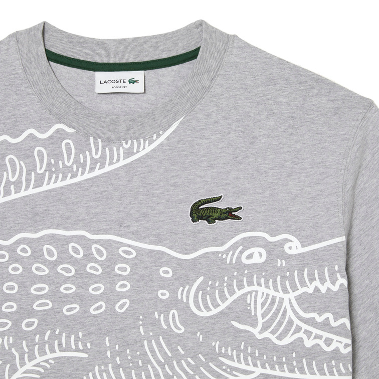 t-shirt homme  lacoste tee-shirt