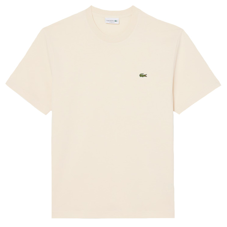 t-shirt homme  lacoste tee-shirts col rond homme adul
