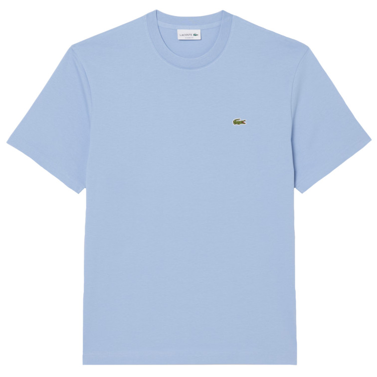 t-shirt homme  lacoste tee-shirts col rond homme adul