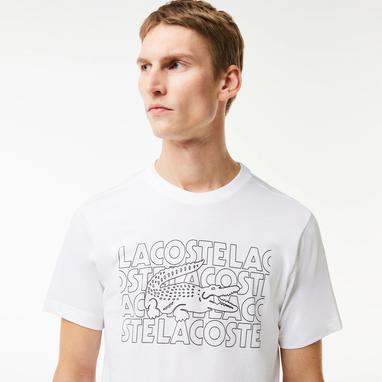 t-shirt homme  lacoste tee-shirt