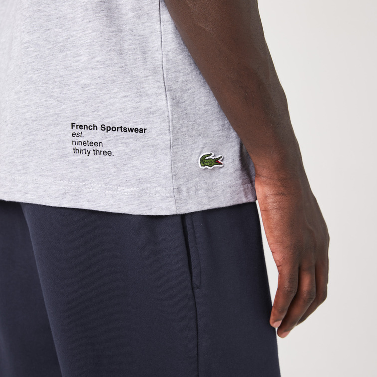 t-shirt homme  lacoste tee-shirt