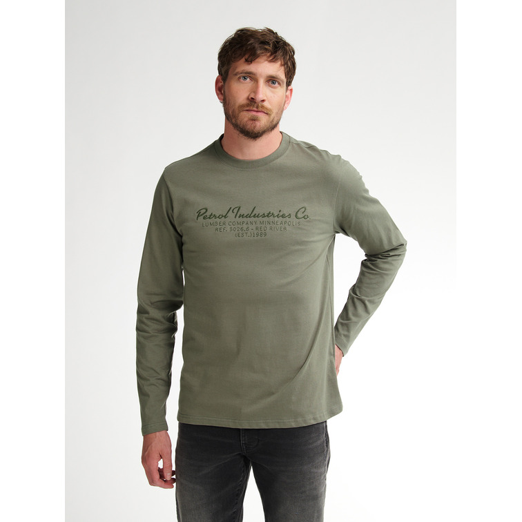 sweat-shirt homme  petrol industries men t-shirt ls classic print