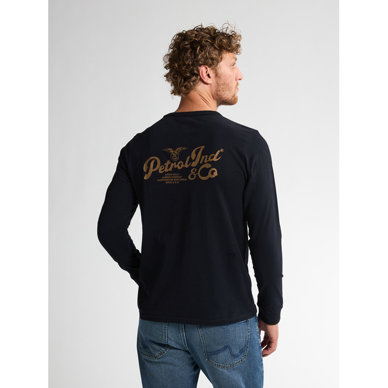 sweat-shirt homme  petrol industries men t-shirt ls classic print