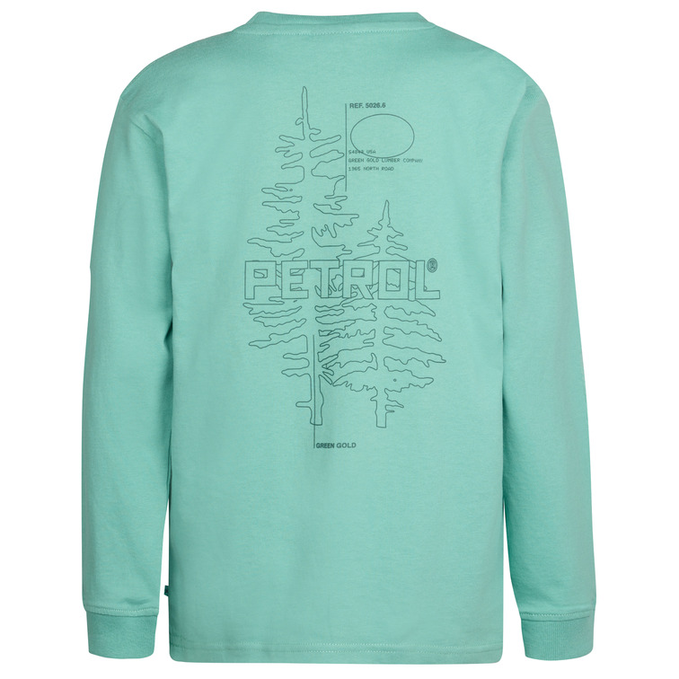 t-shirt garçon  petrol industries boys t-shirt ls classic print