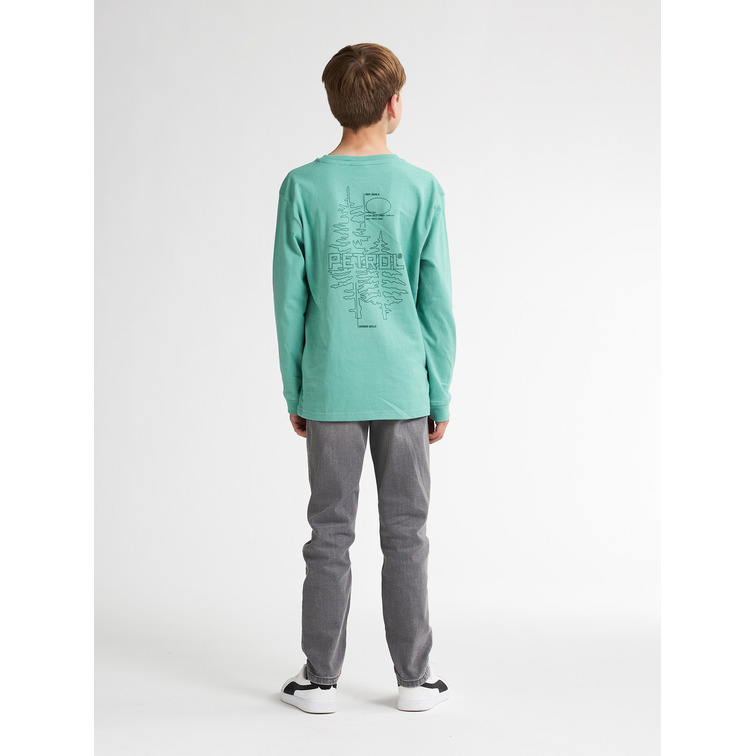 t-shirt garçon  petrol industries boys t-shirt ls classic print