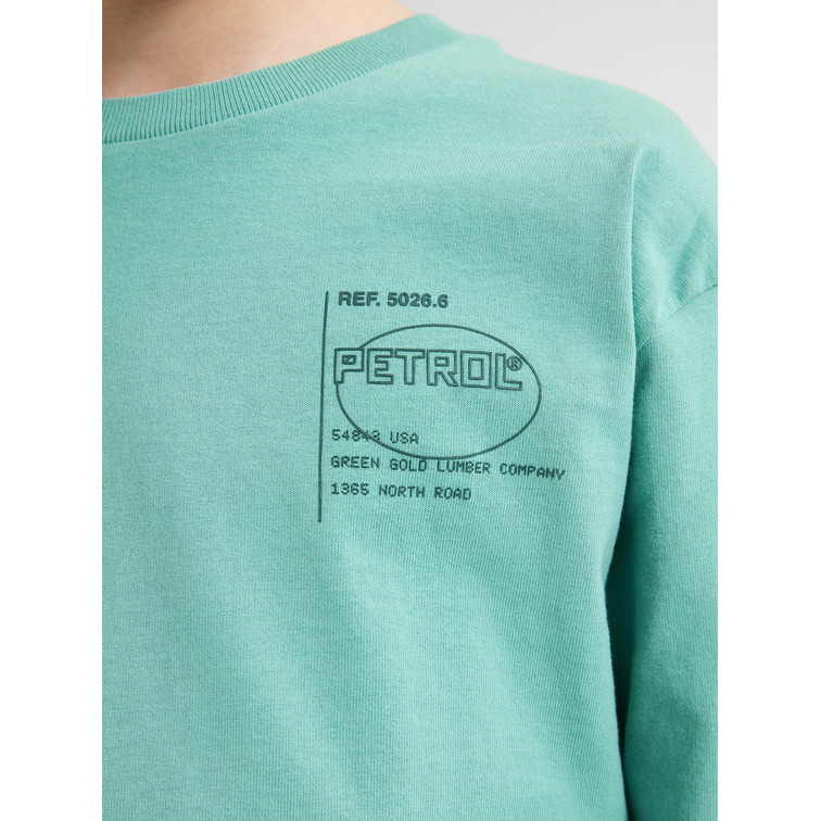 t-shirt garçon  petrol industries boys t-shirt ls classic print