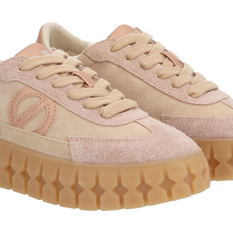 chaussure femme  noname play side w   suede/hairy/mill