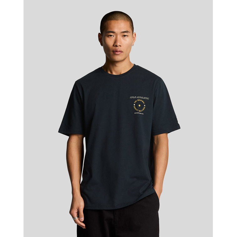 t-shirt homme  lyle & scott lyle athletic graphic t-shirt
