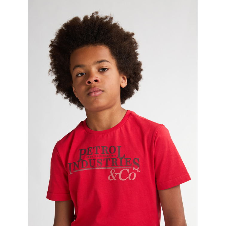 t-shirt garçon  petrol industries boys t-shirt ss classic print