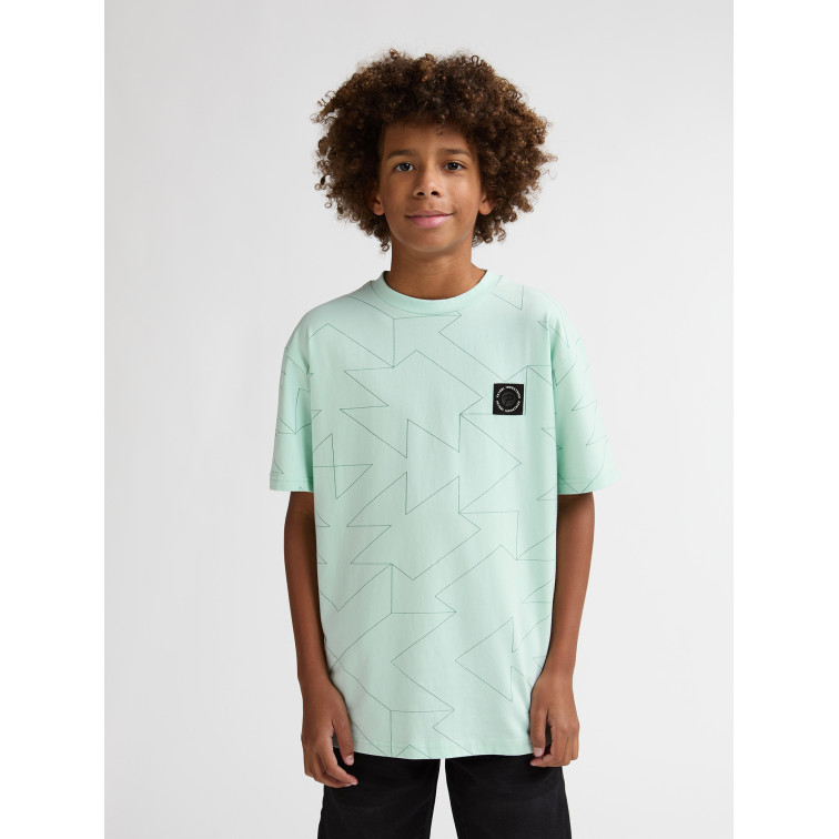 t-shirt garçon  petrol industries boys t-shirt ss aop