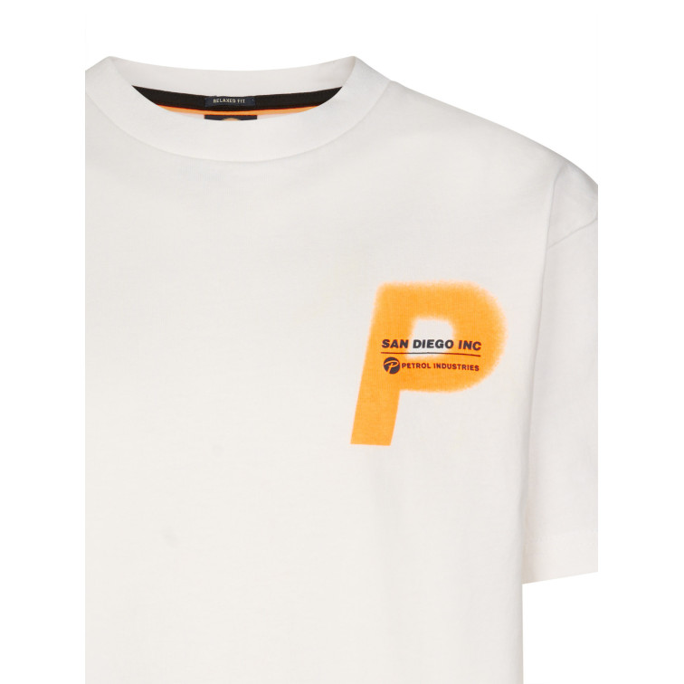 t-shirt garçon  petrol industries boys t-shirt ss classic print