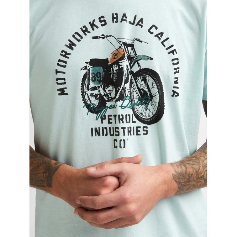 t-shirt homme  petrol industries men t-shirt ss classic print