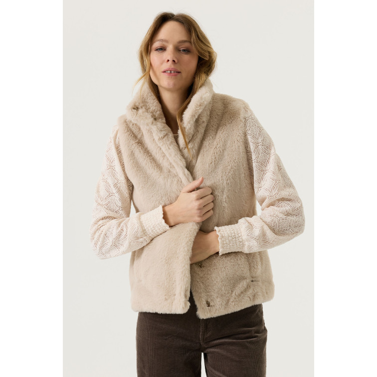 manteau femme  garcia jeans colbert + gilet
