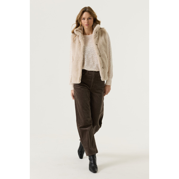 manteau femme  garcia jeans colbert + gilet