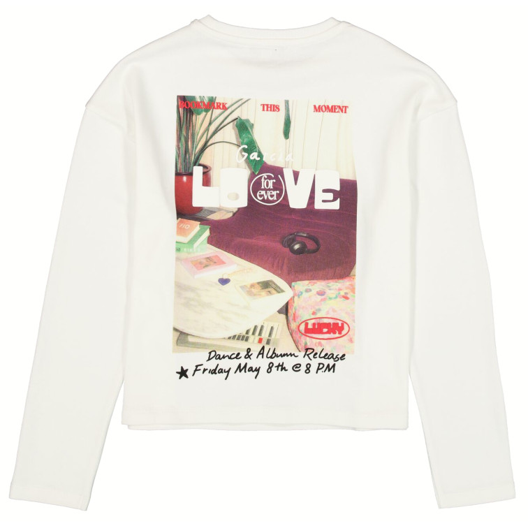 t-shirt fille  garcia jeans t-shirt long sleeve