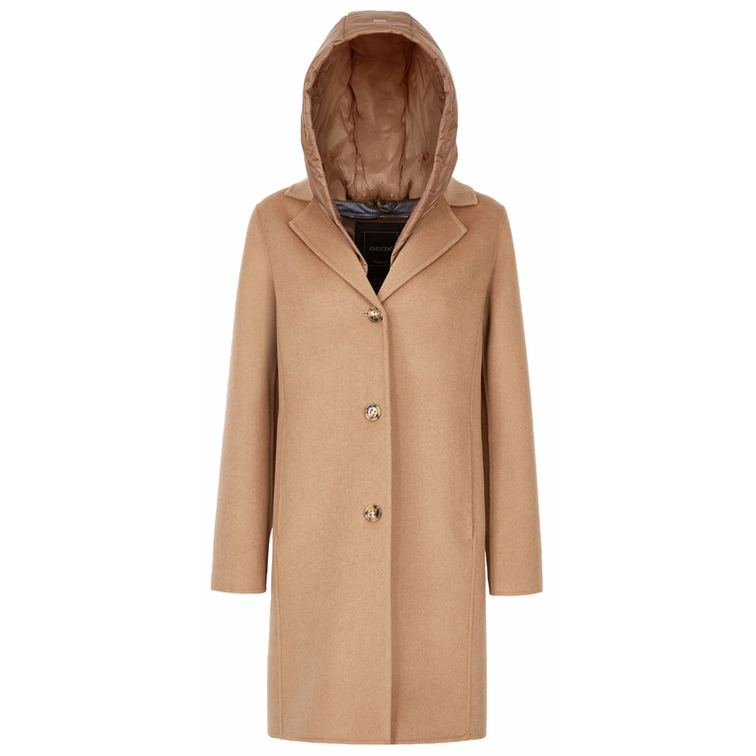 manteau femme  geox w rawelle long coat