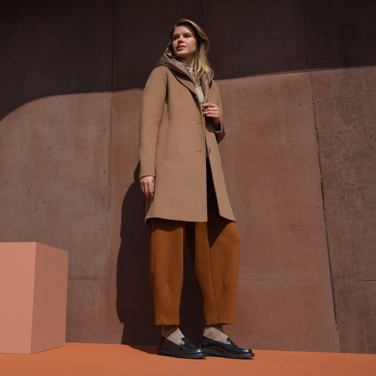 manteau femme  geox w rawelle long coat