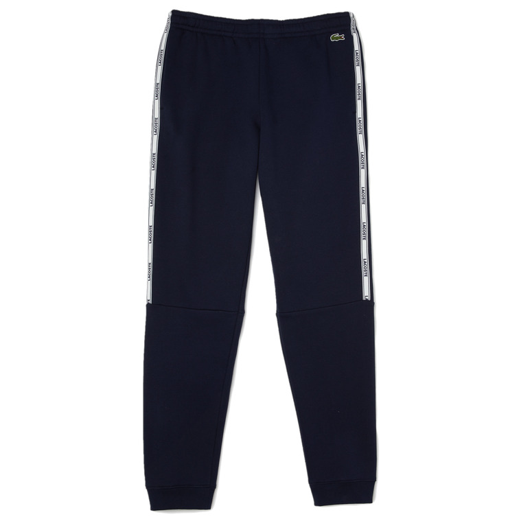 pantalon de jogging fuselé en molleton homme lacoste