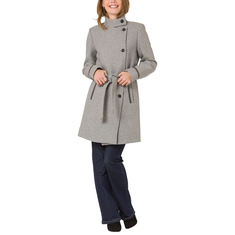 manteau avec bordures brillantes femme naf naf