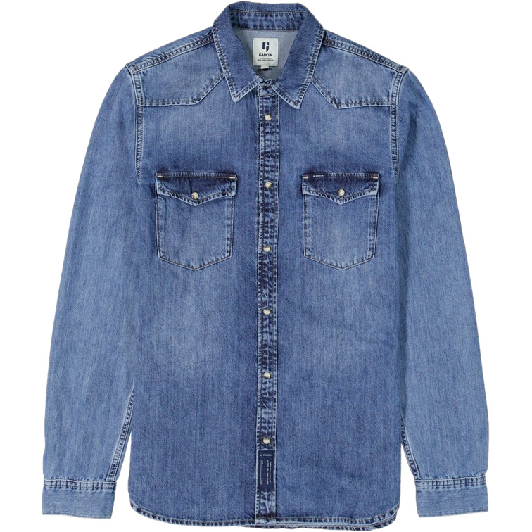 chemise homme  garcia z1082_men`s shirt ls