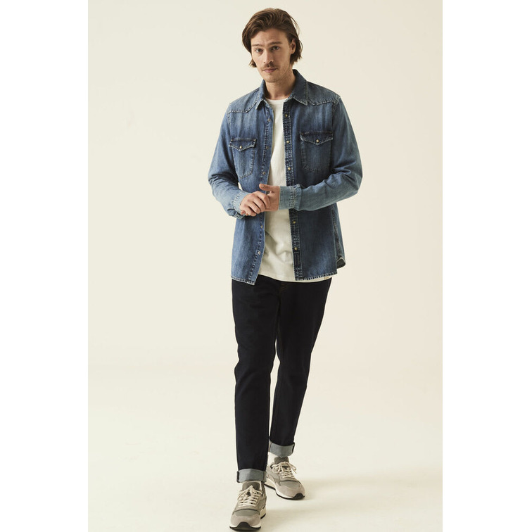 chemise homme  garcia z1082_men`s shirt ls
