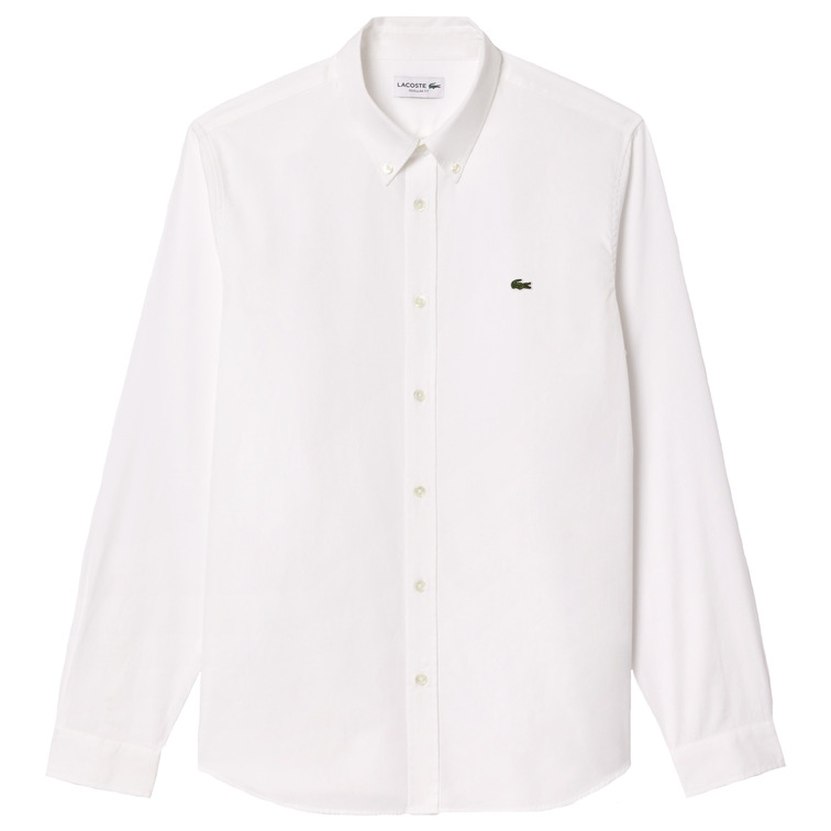 chemise homme  lacoste chemise casual manches longues
