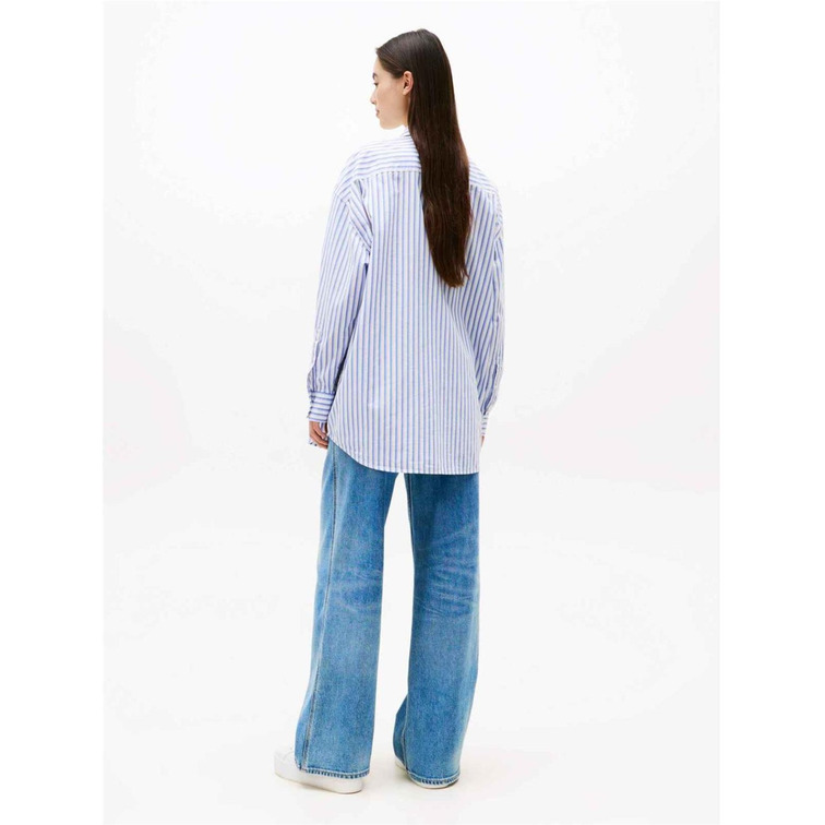 femme tjw ovs badge stripe shirt c5z