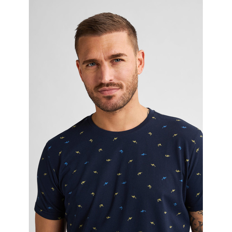 t-shirt homme  petrol industries men t-shirt ss aop