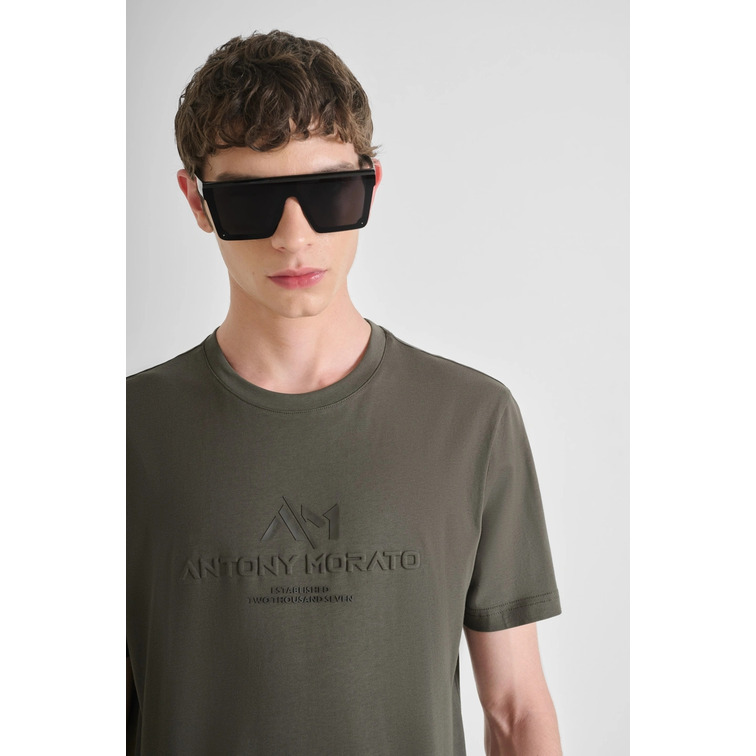 t-shirt homme  antony morato t-shirt regular fit in maillot
