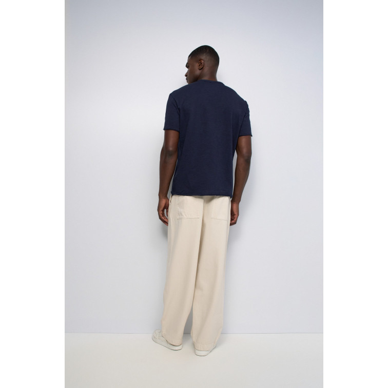 t-shirt homme  salsa jeans t-shirt regular fit slub jerse