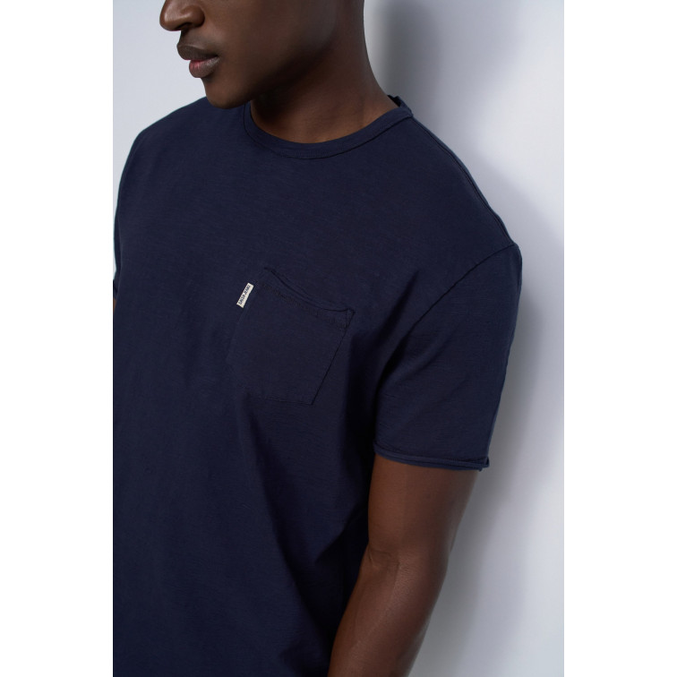 t-shirt homme  salsa jeans t-shirt regular fit slub jerse