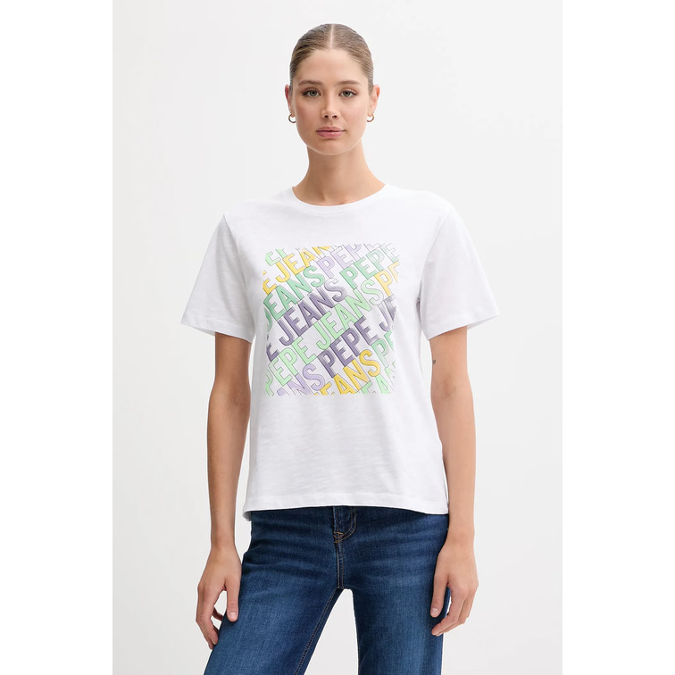 t-shirt femme  pepe jeans amelia