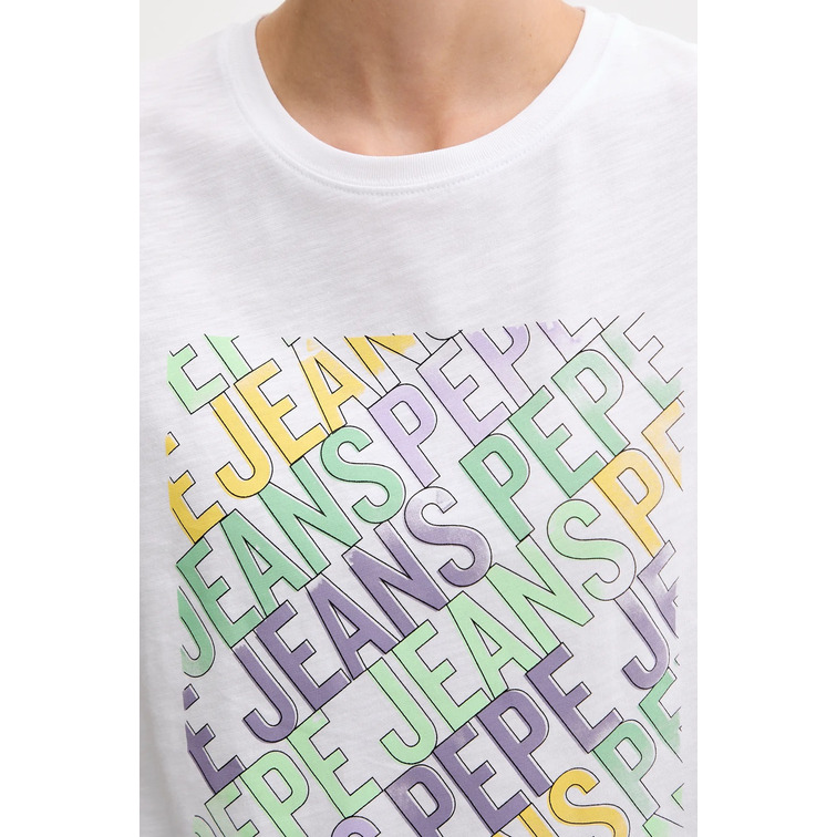 t-shirt femme  pepe jeans amelia