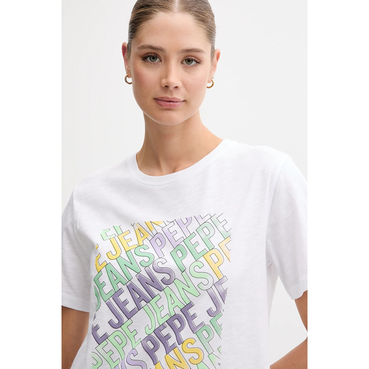 t-shirt femme  pepe jeans amelia