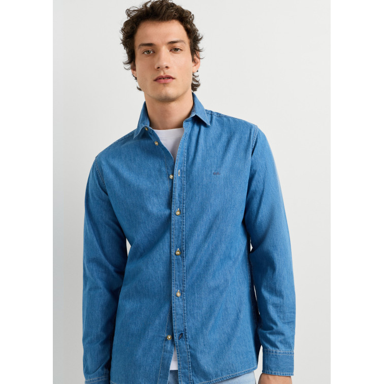 chemise homme  pepe jeans abel classic slim shirt