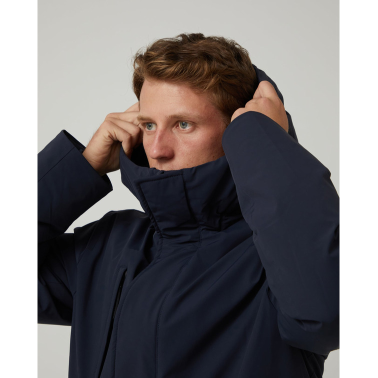cazadora homme  altonadock manteau azul marino