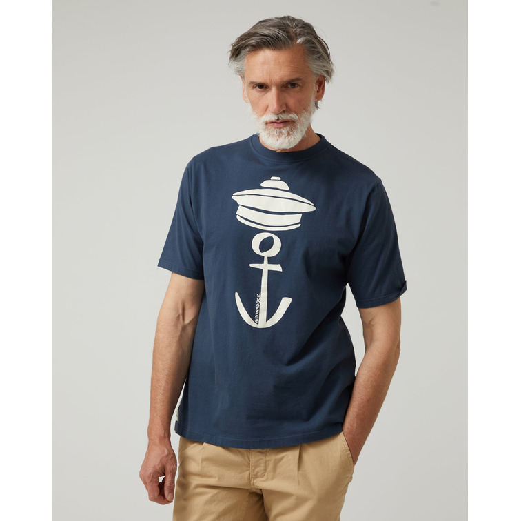 t-shirt homme  altonadock t-shirt azul marino