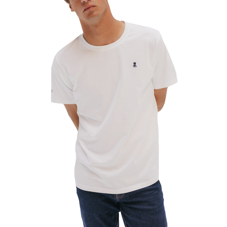 t-shirt homme  el pulpo t-shirt bordado logo contrast